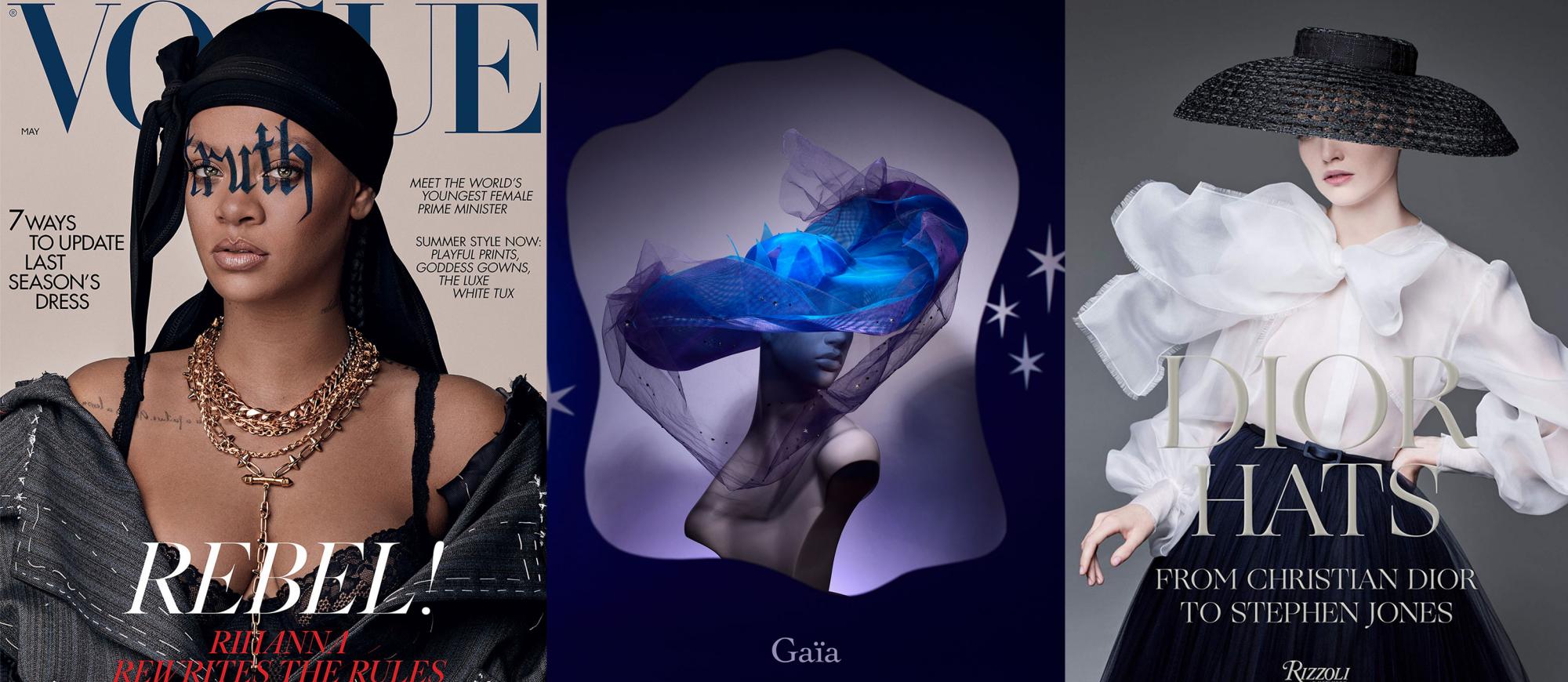 Stephen Jones Milliner 2020 Dior Hats Rihanna Vogue Cover Spring Summer 2020 Gaia