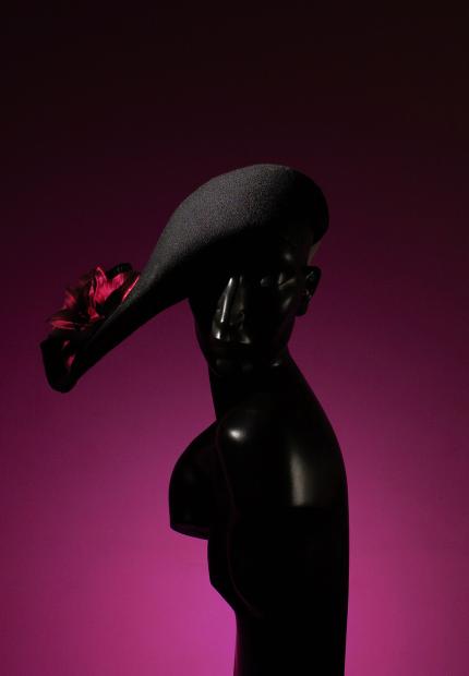 Stephen Jones Millinery black beret