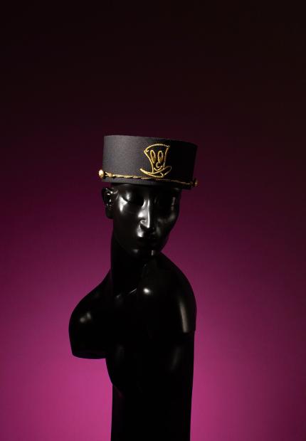 Stephen Jones Millinery black pill box